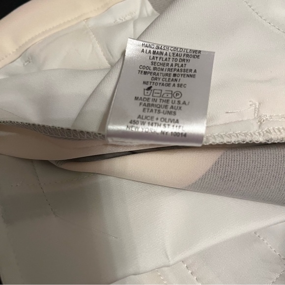 Alice + Olivia Black and White of Wide Leg Pants NWT - Picture 7 of 9